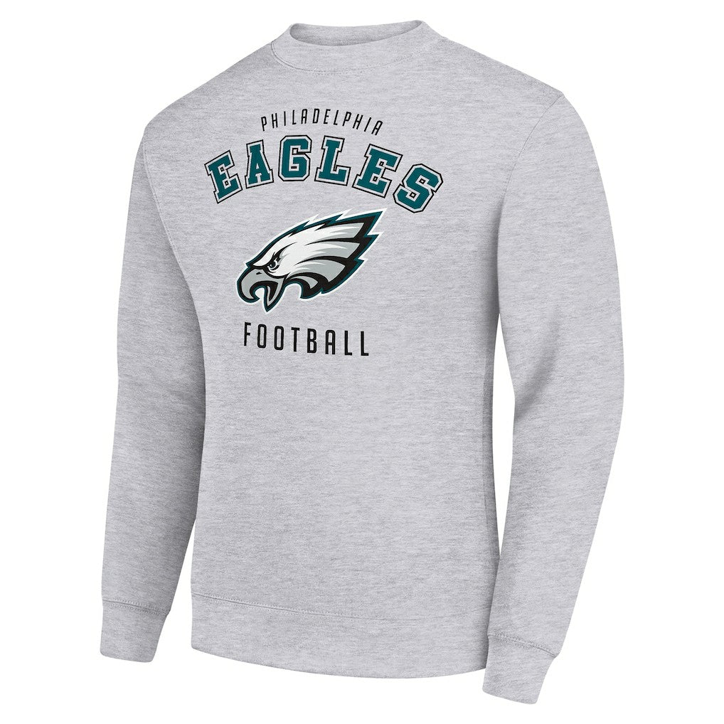 Philadelphia Eagles Starter Team Logo Pullover Sweatshirt - Heather Gray sale