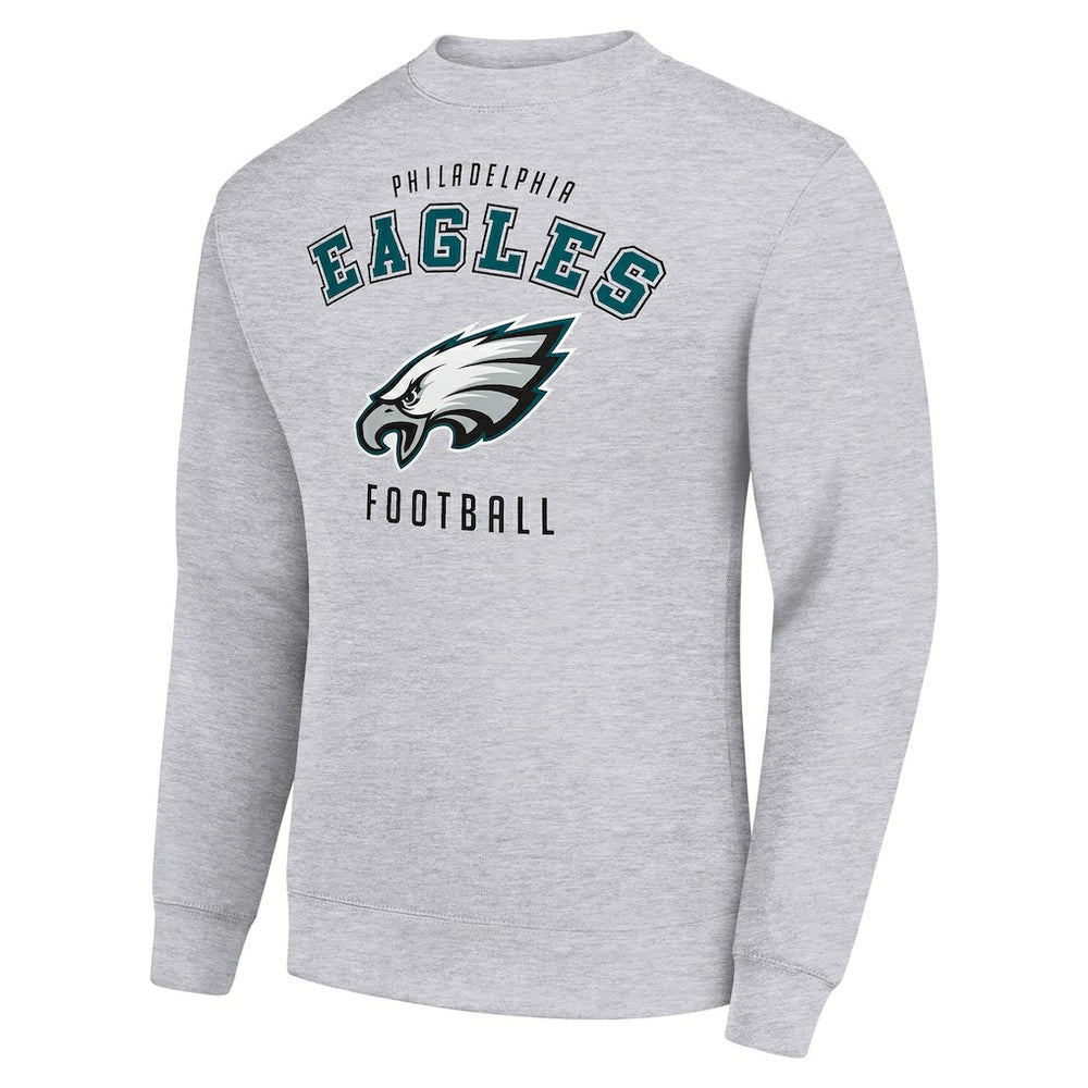 Philadelphia Eagles Starter Team Logo Pullover Sweatshirt - Heather Gray sale
