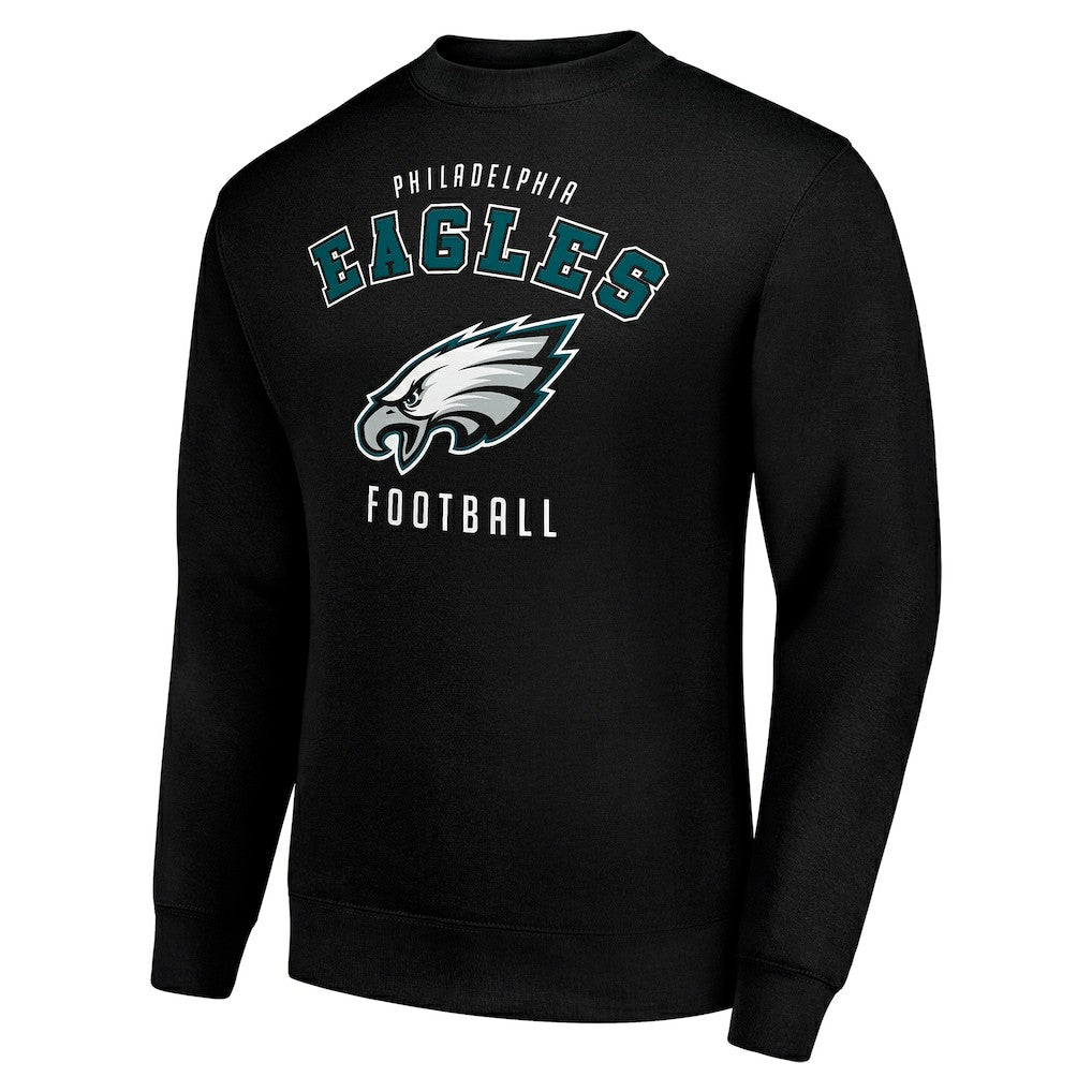 Philadelphia Eagles Starter Team Logo Pullover Sweatshirt - Black discount