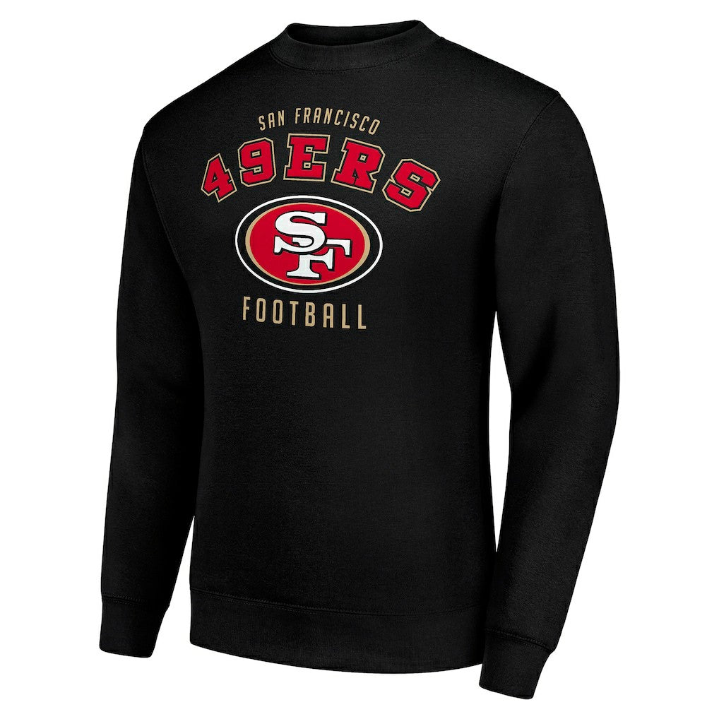 San Francisco 49ers Starter Team Logo Pullover Sweatshirt - Black outlet