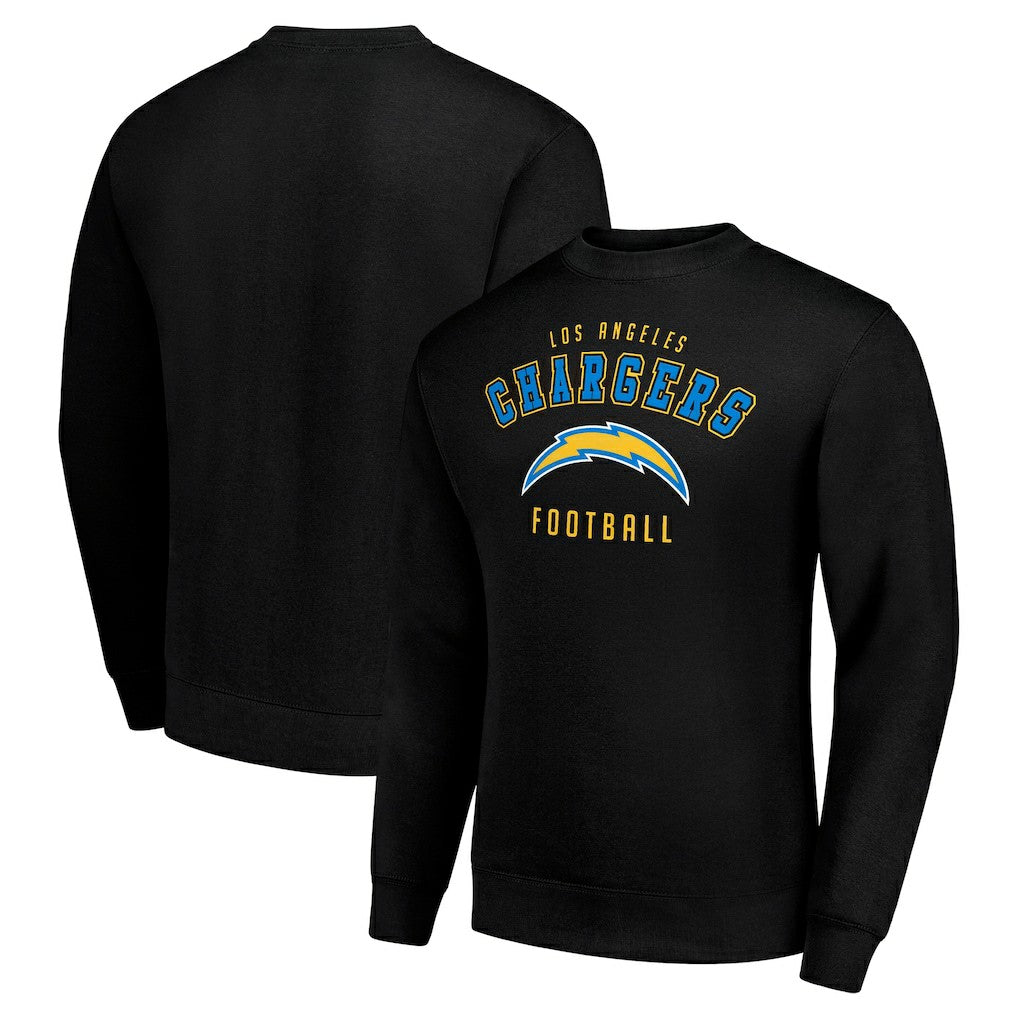 Los Angeles Chargers Starter Team Logo Pullover Sweatshirt - Black cheap