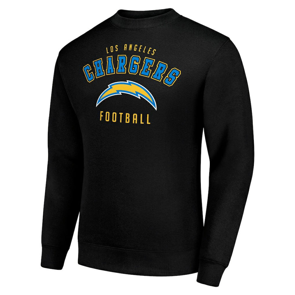 Los Angeles Chargers Starter Team Logo Pullover Sweatshirt - Black cheap