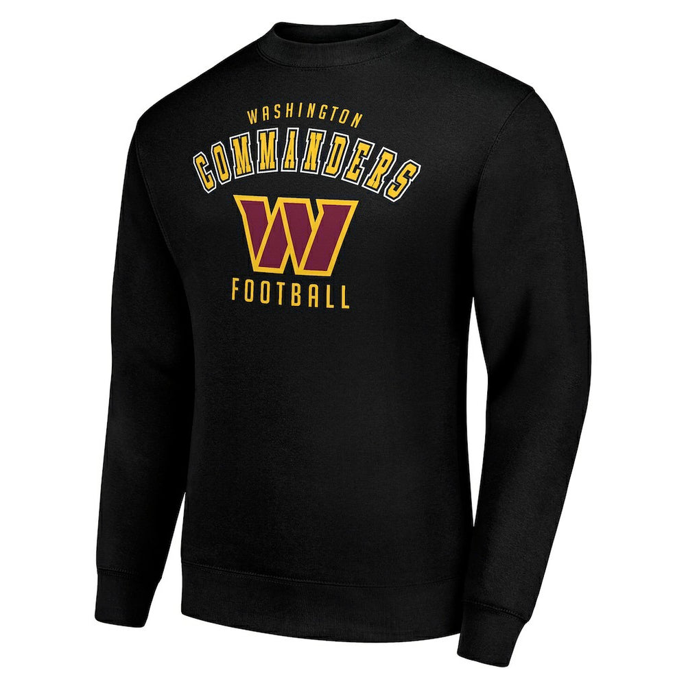 Washington Commanders Starter Team Logo Pullover Sweatshirt - Black sale