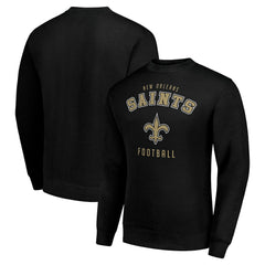 New Orleans Saints Starter Team Logo Pullover Sweatshirt - Black for sale
