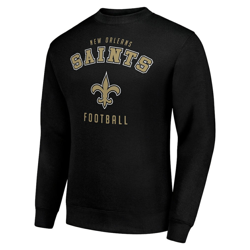 New Orleans Saints Starter Team Logo Pullover Sweatshirt - Black for sale