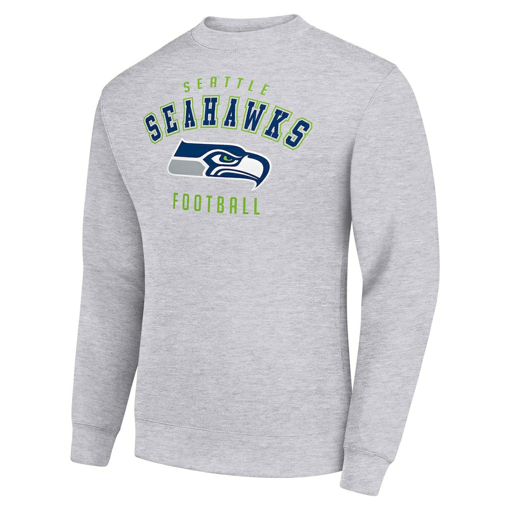 Seattle Seahawks Starter Team Logo Pullover Sweatshirt - Heather Gray for sale
