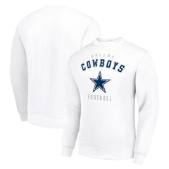 Dallas Cowboys Starter Team Logo Pullover Sweatshirt - White cheap