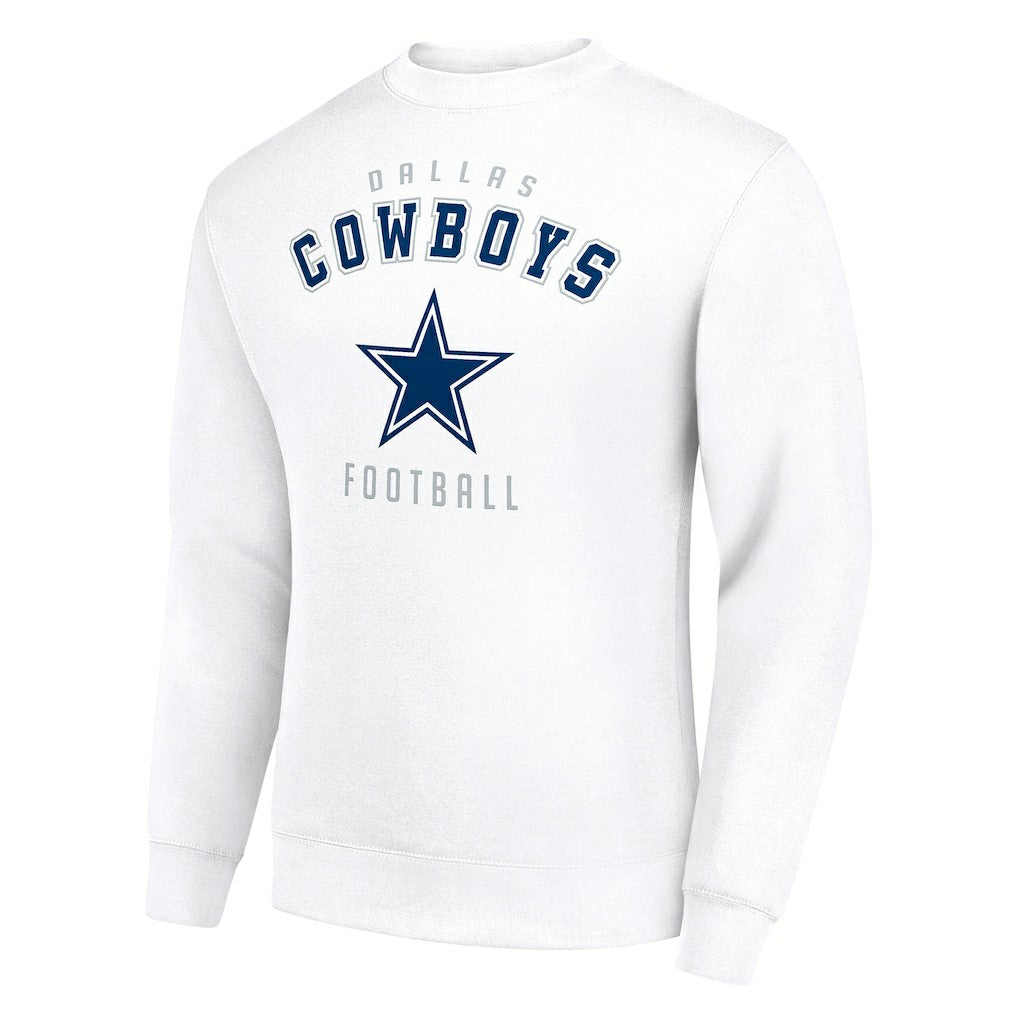 Dallas Cowboys Starter Team Logo Pullover Sweatshirt - White cheap