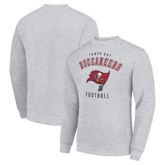 Tampa Bay Buccaneers Starter Team Logo Pullover Sweatshirt - Heather Gray on sale