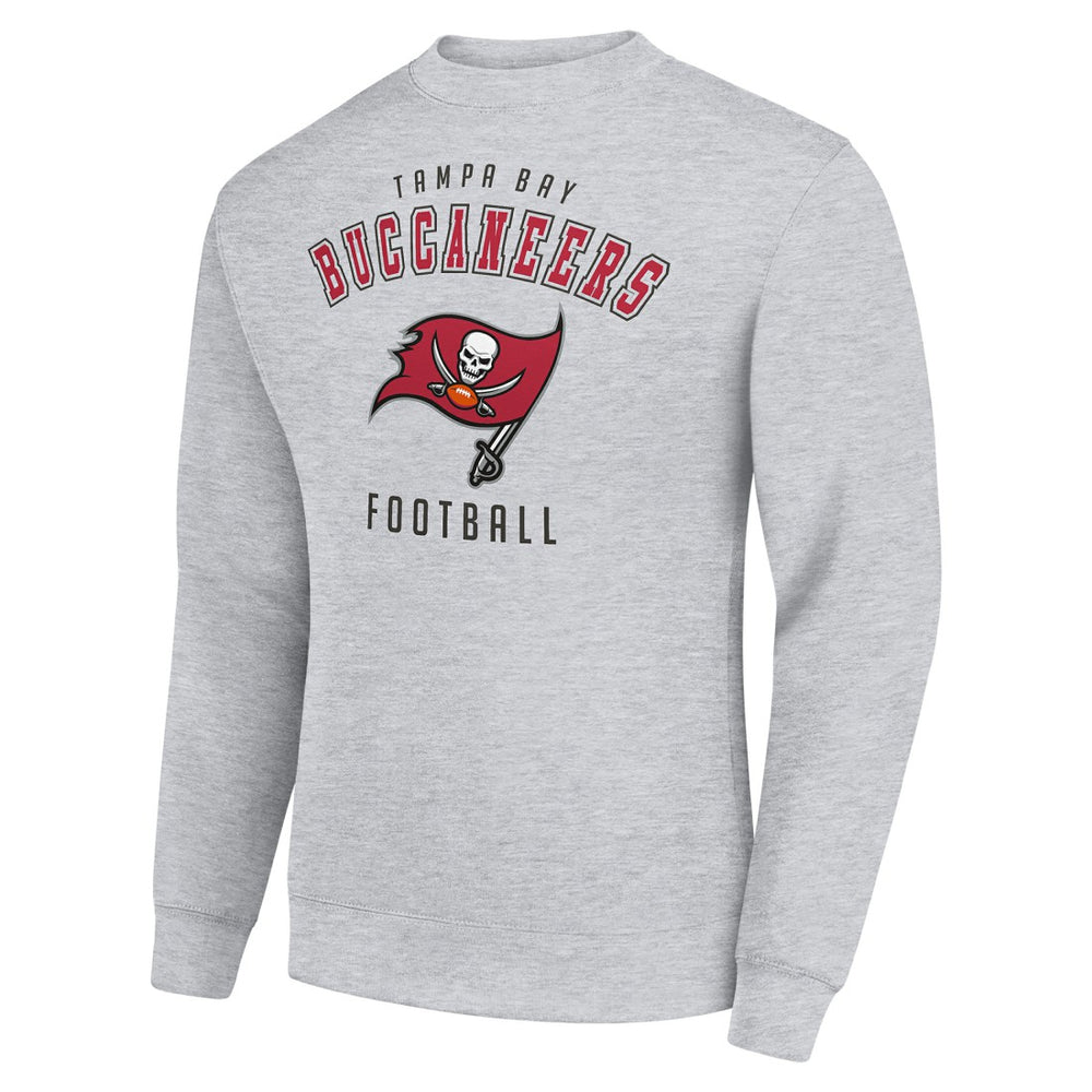 Tampa Bay Buccaneers Starter Team Logo Pullover Sweatshirt - Heather Gray on sale