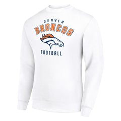 Denver Broncos Starter Team Logo Pullover Sweatshirt - White discount
