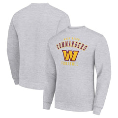 Washington Commanders Starter Team Logo Pullover Sweatshirt - Heather Gray cheap