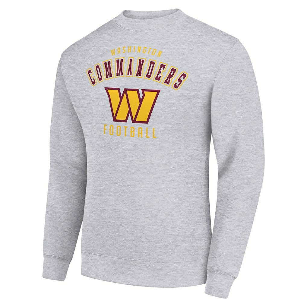 Washington Commanders Starter Team Logo Pullover Sweatshirt - Heather Gray cheap