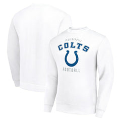 Indianapolis Colts Starter Team Logo Pullover Sweatshirt - White cheap