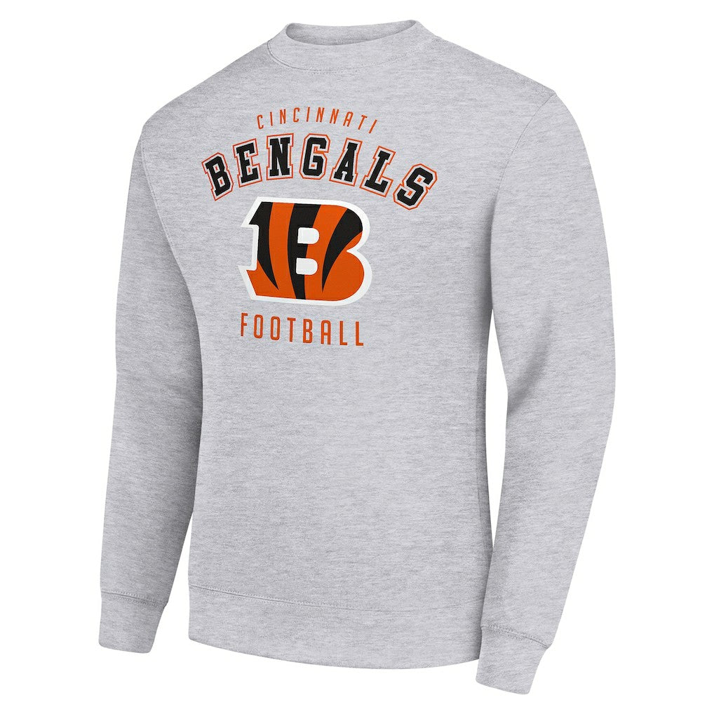 Cincinnati Bengals Starter Team Logo Pullover Sweatshirt - Heather Gray outlet
