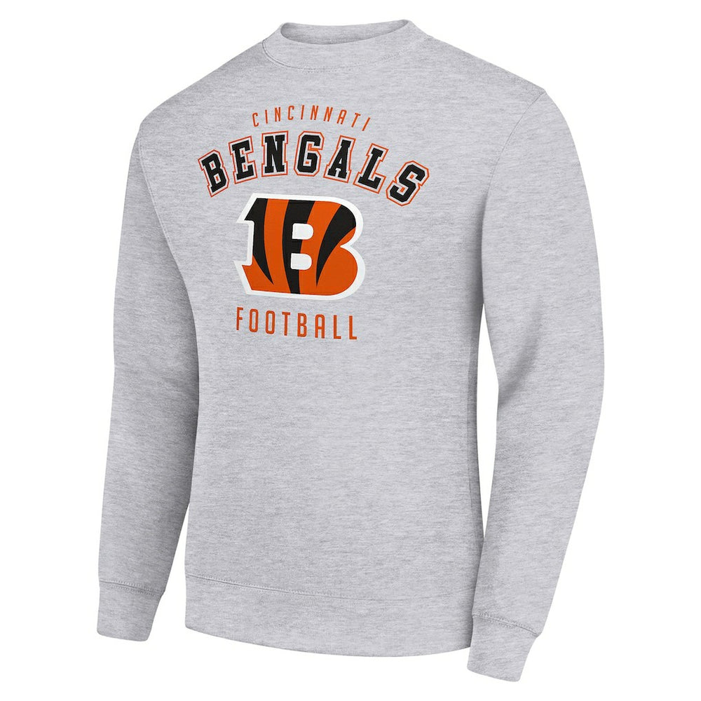 Cincinnati Bengals Starter Team Logo Pullover Sweatshirt - Heather Gray outlet
