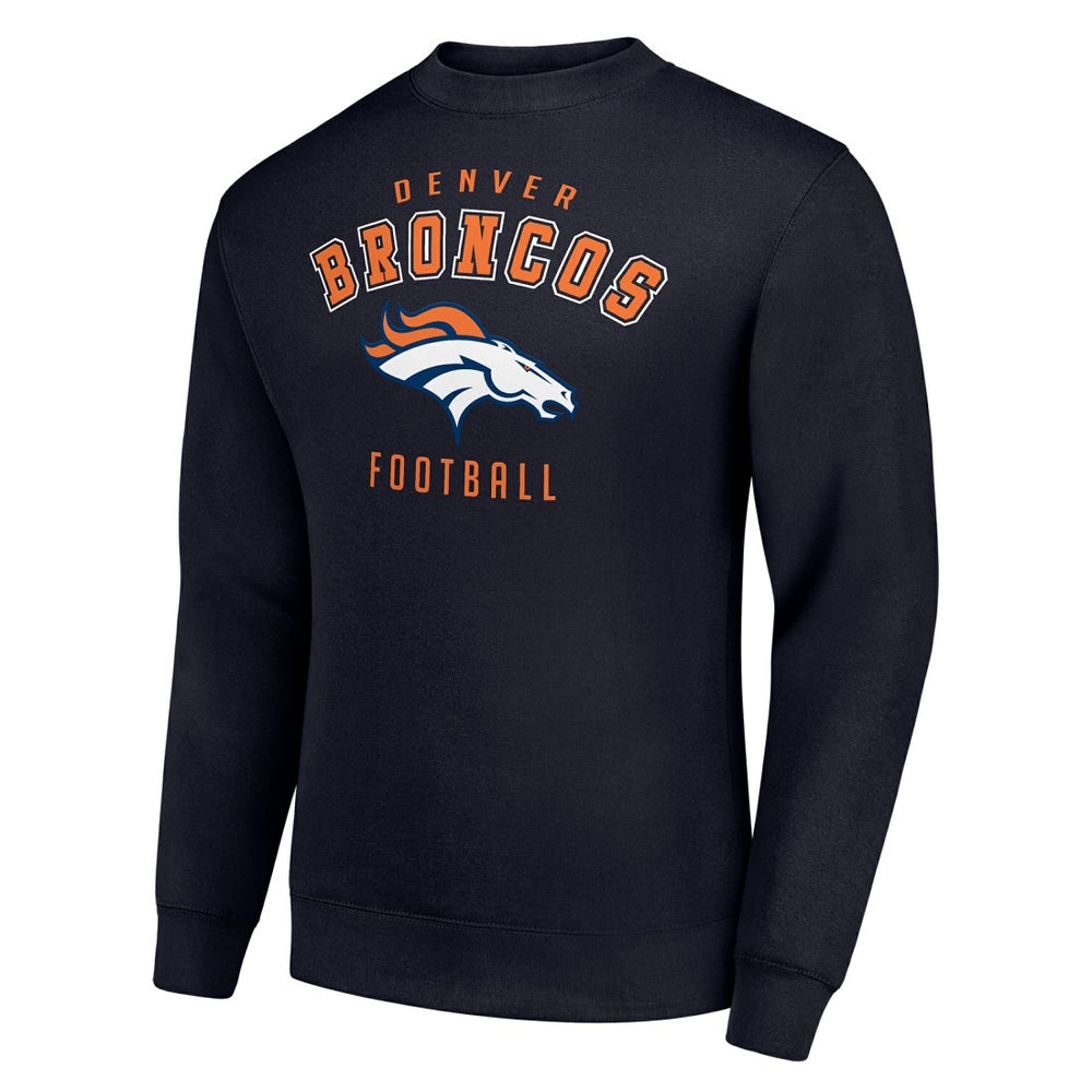 Denver Broncos Starter Team Logo Pullover Sweatshirt - Navy on sale
