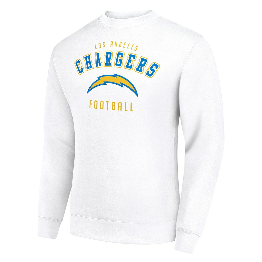 Los Angeles Chargers Starter Team Logo Pullover Sweatshirt - White for sale
