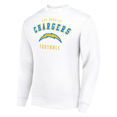 Los Angeles Chargers Starter Team Logo Pullover Sweatshirt - White for sale