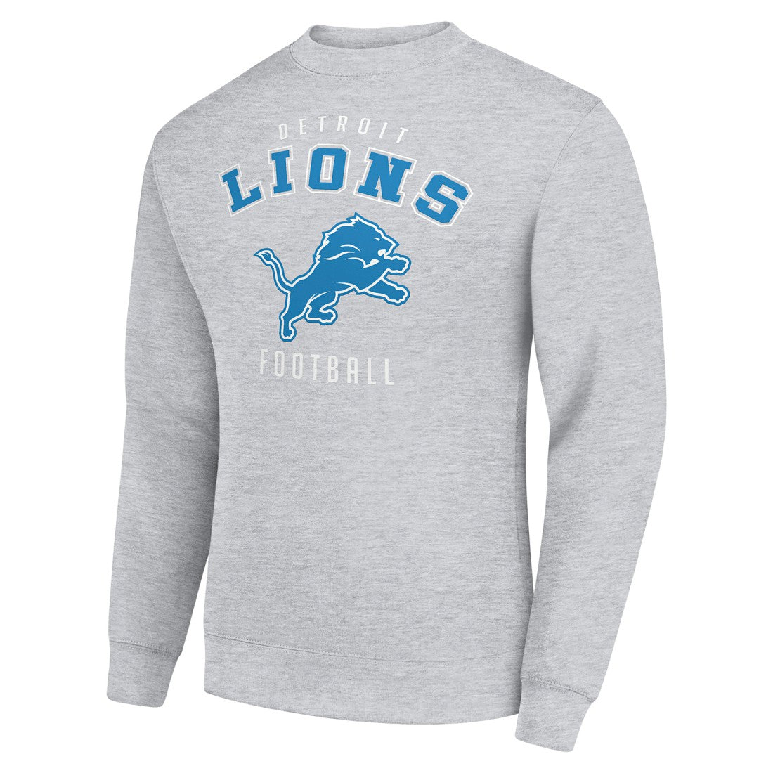 Detroit Lions Starter Team Logo Pullover Sweatshirt - Heather Gray discount