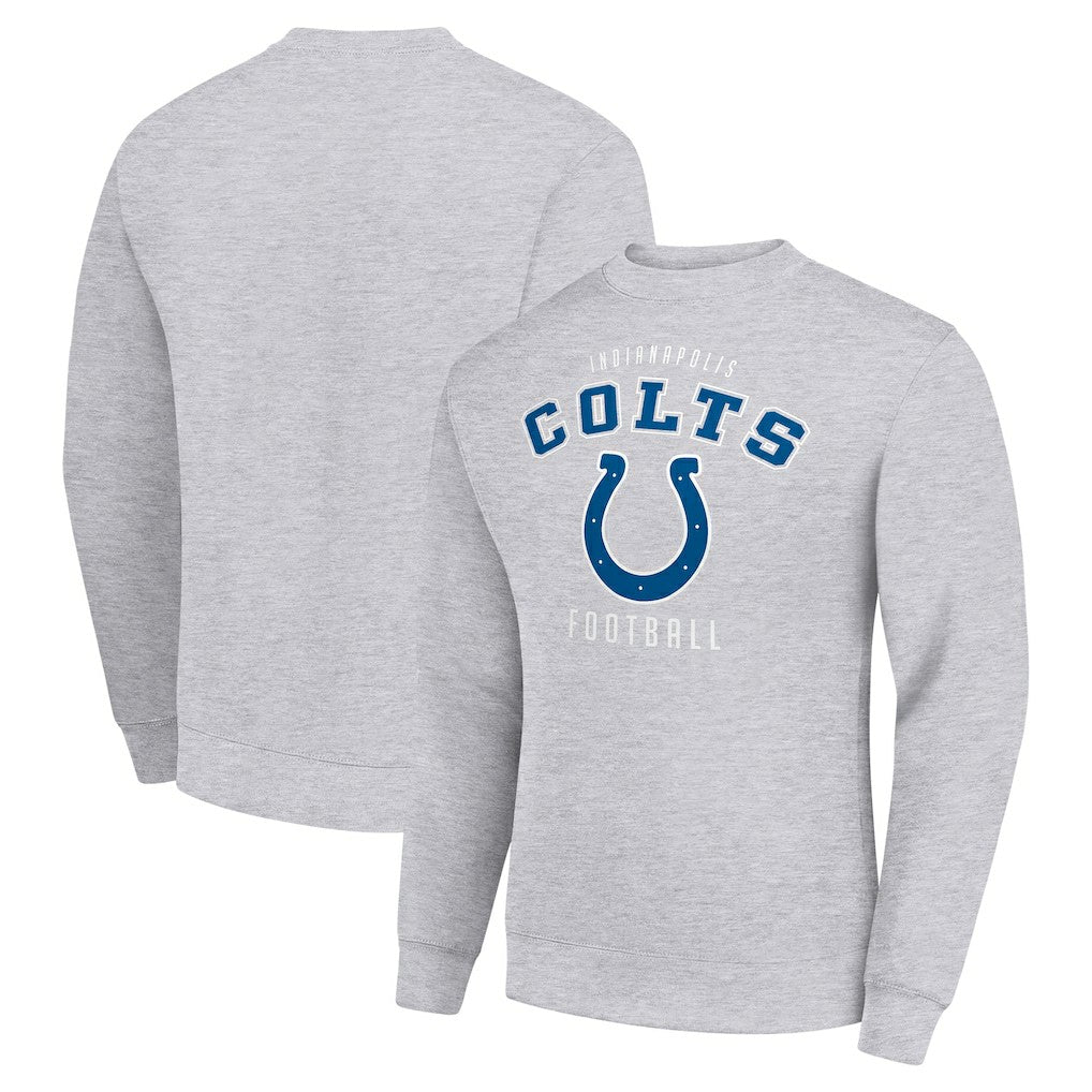 Indianapolis Colts Starter Team Logo Pullover Sweatshirt - Heather Gray sale