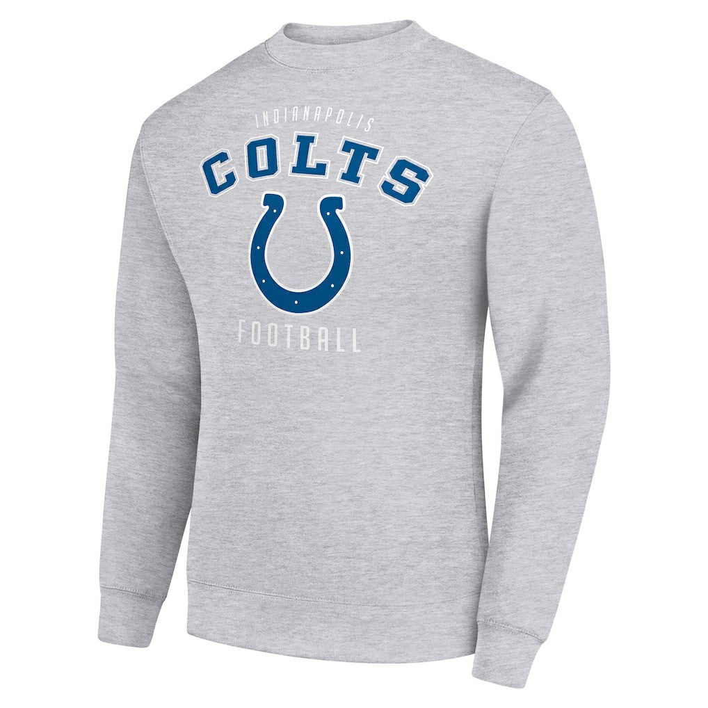 Indianapolis Colts Starter Team Logo Pullover Sweatshirt - Heather Gray sale