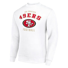 San Francisco 49ers Starter Team Logo Pullover Sweatshirt - White online