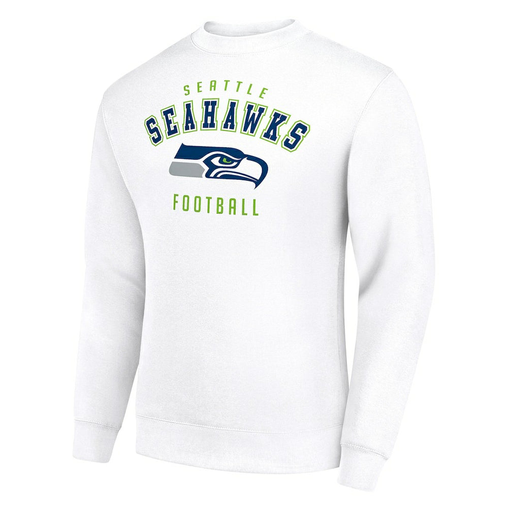 Seattle Seahawks Starter Team Logo Pullover Sweatshirt - White online