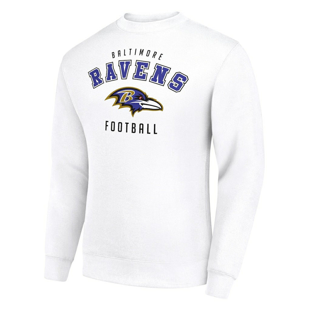 Baltimore Ravens Starter Team Logo Pullover Sweatshirt - White for sale