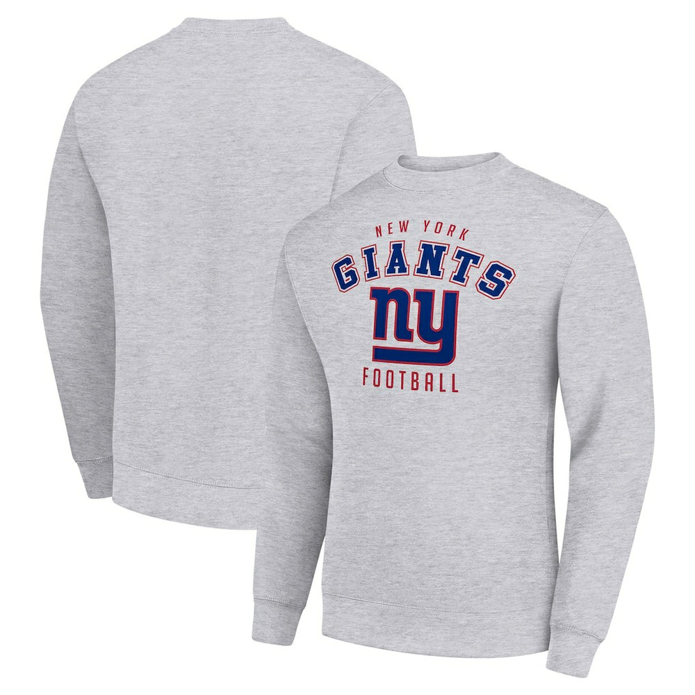 New York Giants Starter Team Logo Pullover Sweatshirt - Heather Gray online