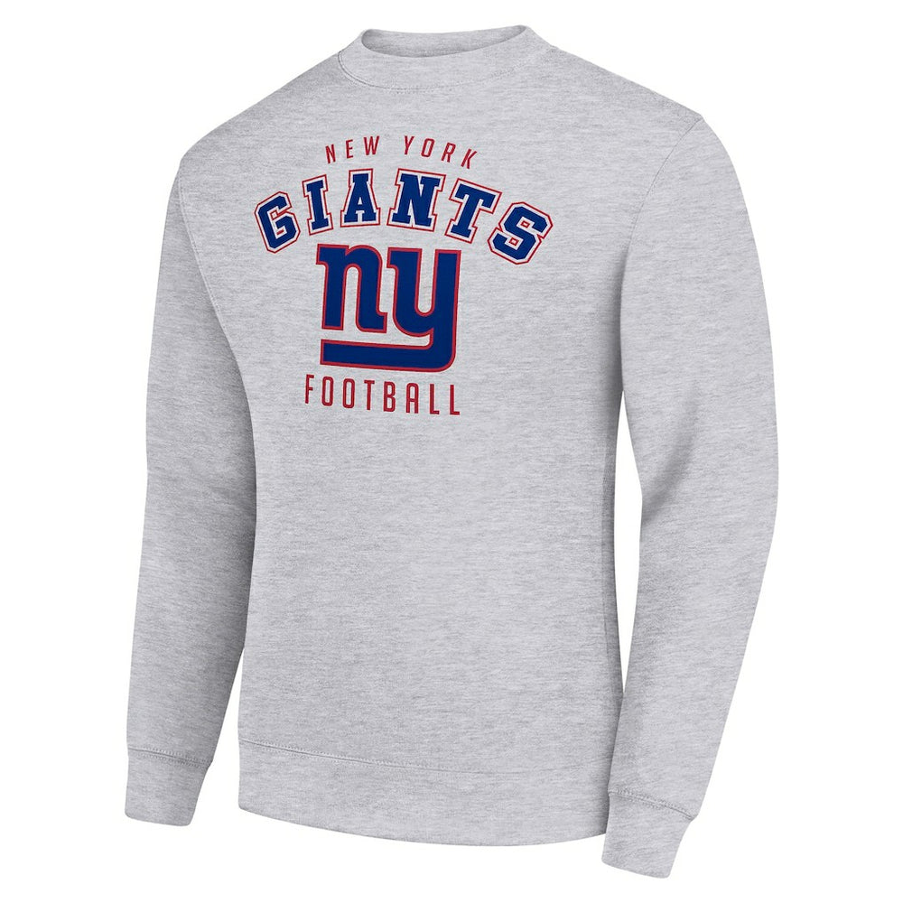 New York Giants Starter Team Logo Pullover Sweatshirt - Heather Gray online