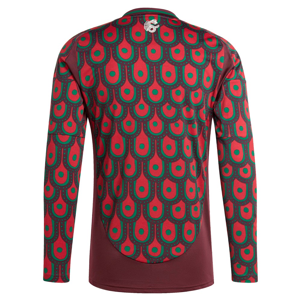 Mexico National Team 2024 Home Replica Long Sleeve Jersey - Burgundy outlet