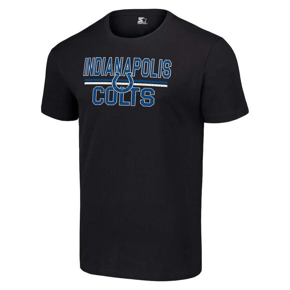 Indianapolis Colts Starter Team Mesh Print Graphic T-Shirt - Black sale