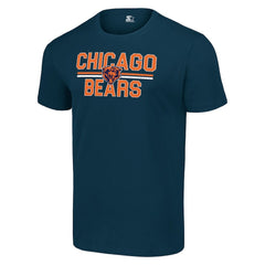 Chicago Bears Starter Team Mesh Print Graphic T-Shirt - Navy online