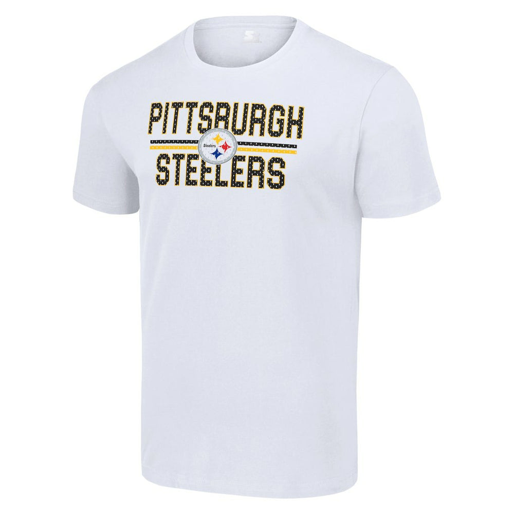 Pittsburgh Steelers Starter Team Mesh Print Graphic T-Shirt - White online