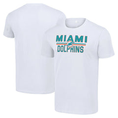 Miami Dolphins Starter Team Mesh Print Graphic T-Shirt - White online