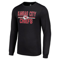 Kansas City Chiefs Starter Team Mesh Print Graphic Long Sleeve T-Shirt - Black online