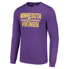 Minnesota Vikings Starter Team Mesh Print Graphic Long Sleeve T-Shirt - Purple sale