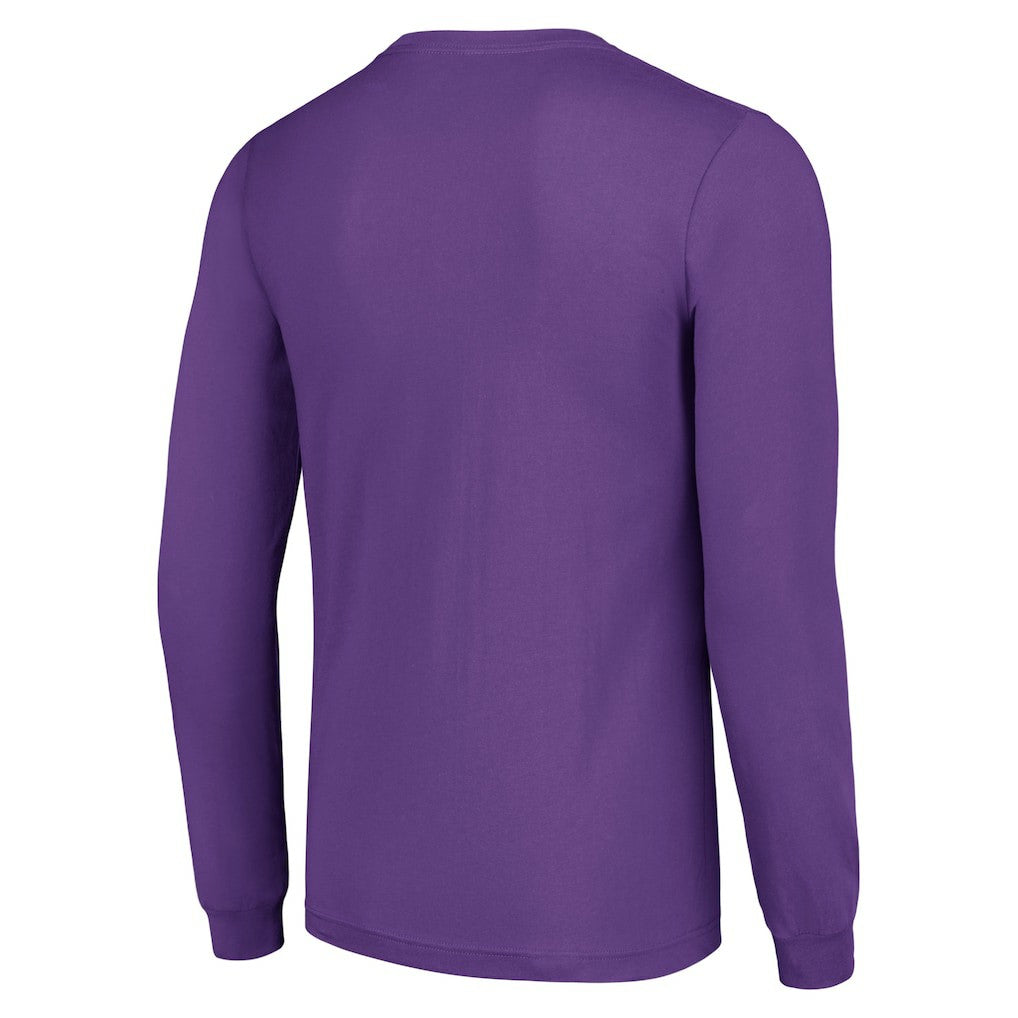 Minnesota Vikings Starter Team Mesh Print Graphic Long Sleeve T-Shirt - Purple sale
