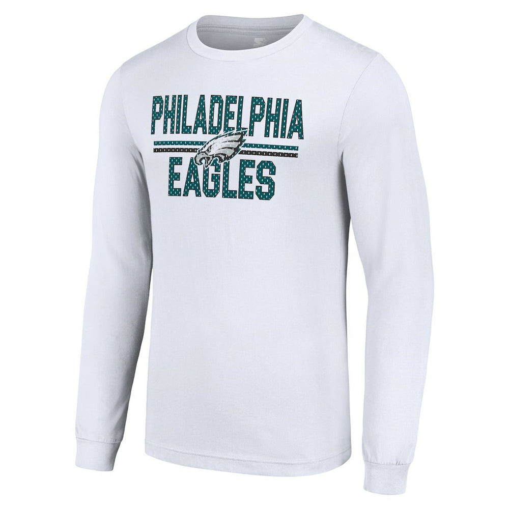 Philadelphia Eagles Starter Team Mesh Print Graphic Long Sleeve T-Shirt - White online