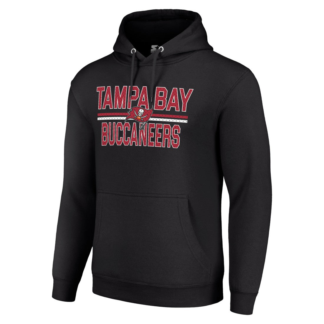 Tampa Bay Buccaneers Starter Unisex Team Mesh Print Graphic Tri-Blend Pullover Hoodie - Black discount