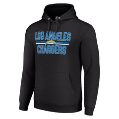Los Angeles Chargers Starter Unisex Team Mesh Print Graphic Tri-Blend Pullover Hoodie - Black sale