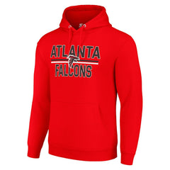 Atlanta Falcons Starter Unisex Team Mesh Print Graphic Tri-Blend Pullover Hoodie - Red online