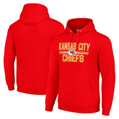 Kansas City Chiefs Starter Unisex Team Mesh Print Graphic Tri-Blend Pullover Hoodie - Red discount