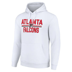Atlanta Falcons Starter Unisex Team Mesh Print Graphic Tri-Blend Pullover Hoodie - White cheap