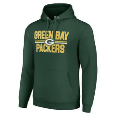 Green Bay Packers Starter Unisex Team Mesh Print Graphic Tri-Blend Pullover Hoodie - Green for sale