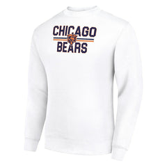 Chicago Bears Starter Team Mesh Print Graphic Pullover Sweatshirt - White cheap