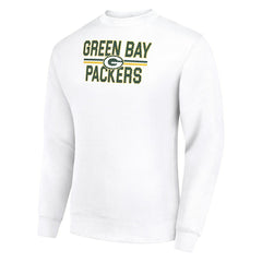 Green Bay Packers Starter Team Mesh Print Graphic Pullover Sweatshirt - White sale