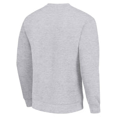 Minnesota Vikings Starter Team Mesh Print Graphic Pullover Sweatshirt - Heather Gray on sale