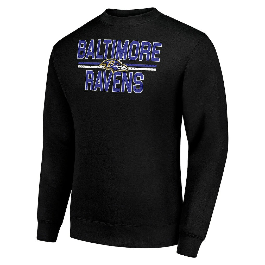Baltimore Ravens Starter Team Mesh Print Graphic Pullover Sweatshirt - Black online